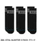 384.VITAL QUARTER 3PACK ブラック