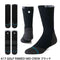 417GOLF RIBBED MID CREW ブラック