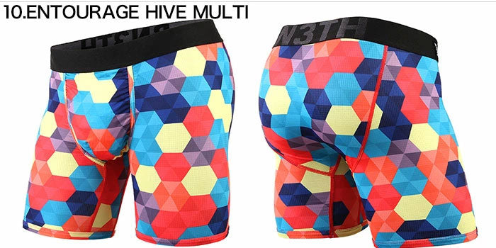 MYPAKAGE PRO シリーズ 機能素材  アスリート向け ENTOURAGE HIVE MULTI ロング ボクサーパンツ BN3TH マイパッケージ