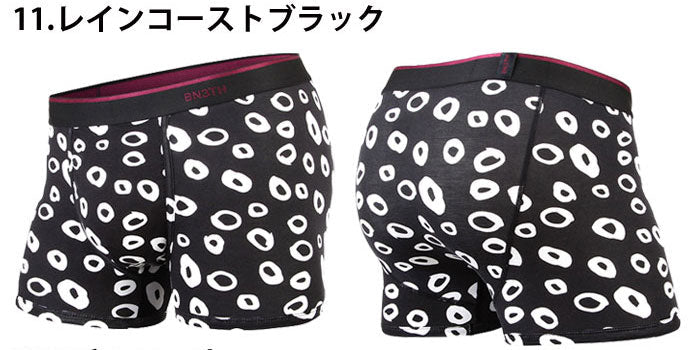 MYPAKAGE ショート ボクサーパンツ BN3TH マイパッケージ WEEKDAY PRINTS レインコーストブラック