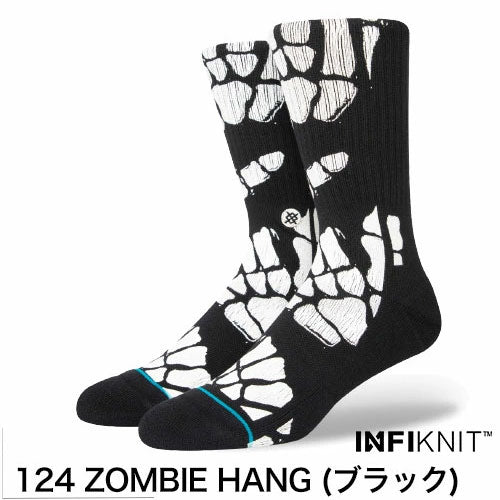 STANCE SOCKS スタンス ソックス ZOMBIE HANG (ブラック)