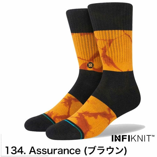 STANCE SOCKS スタンス ソックス Assurance (ブラウン)