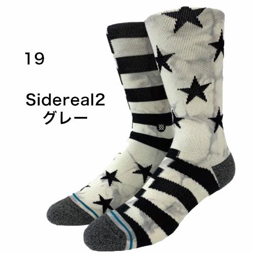 STANCE SOCKS スタンス ソックス Sidereal 2 (グレー)