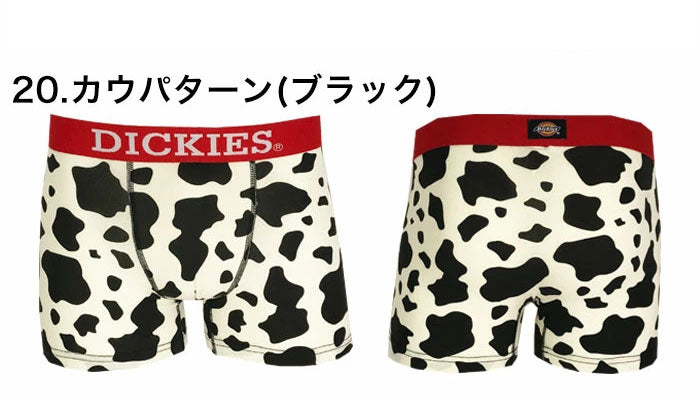 DICKIES ディッキーズ ボクサーパンツ カウパターン ブラック