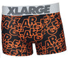 XLARGE エクストララージ 文字ロゴ総柄 (オレンジ)