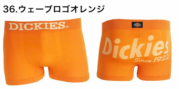 DICKIES ディッキーズ ボクサーパンツ ウェーブロゴ オレンジ