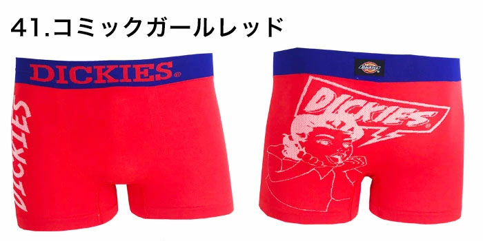 DICKIES ディッキーズ ボクサーパンツ コミックガールレッド