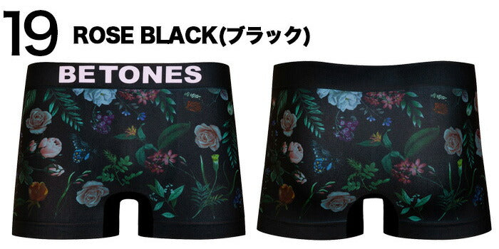 BETONES ROSE BLACK ビトーンズ ボクサーパンツ