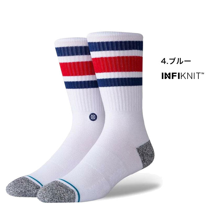 STANCE スタンスソックス STANCE socks Boyd ST クルー 丈 インフィニット ブルー