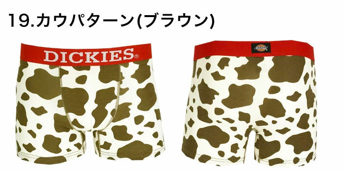 DICKIES ディッキーズ ボクサーパンツ カウパターン ブラウン