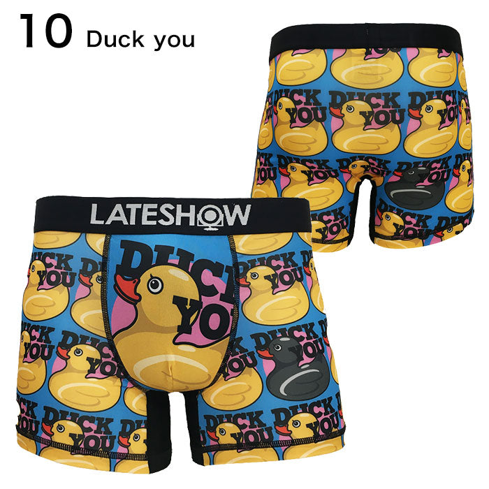 LATESHOW レイトショー DUCK YOU ボクサーパンツ Duck you