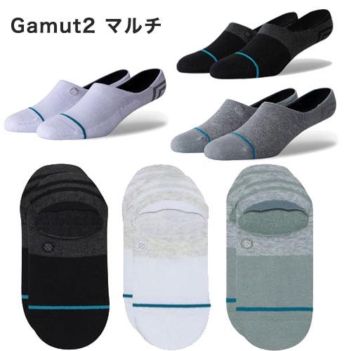 3組セット STANCE SOCKS スタンス ソックス gamut2 アンクルソックス 3足 セット 福袋 2022 くるぶしソックス メンズ 靴下 男性用 フットカバー 浅履き ショートソックス ショート 丈 スニーカーソックス ブランド 父の日