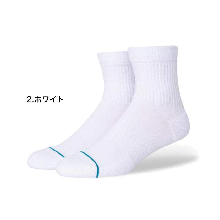 STANCE スタンスソックス STANCE socks ICON QTR ホワイト