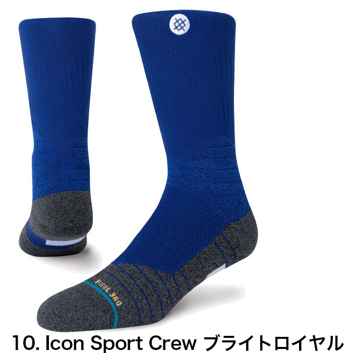 STANCE SOCKS バスケットボール 専用 スタンス ソックス IconSportCrewブライトロイヤル