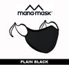 マナマスク mana mask PLAIN BLACK