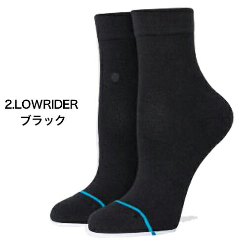 レディース STANCE SOCKS LOWRIDER ブラック