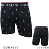 ポロ ラルフローレン ボクサーパンツ 1枚 POLO RALPH LAUREN  ロゴ柄 ブラック