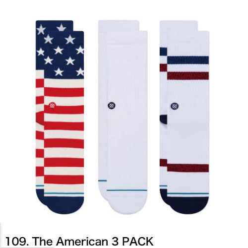 STANCE SOCKS スタンスソックス The American 3 PACK